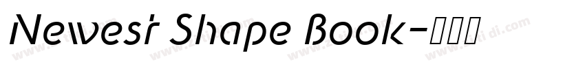 Newest Shape Book字体转换